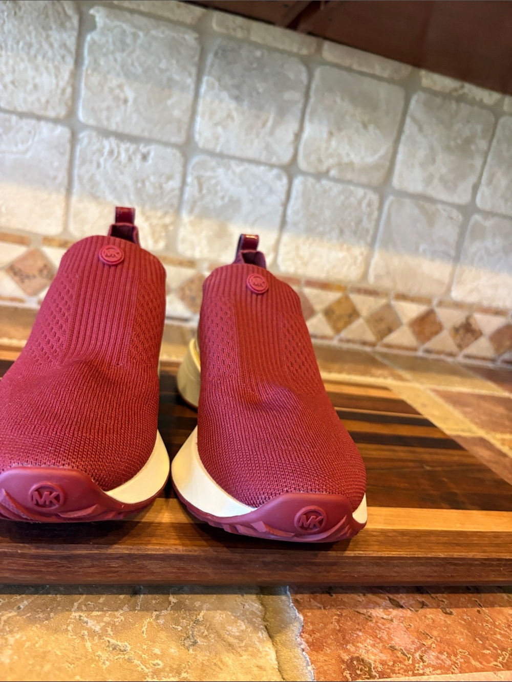 MICHAEL Kors Red & White Sneakers